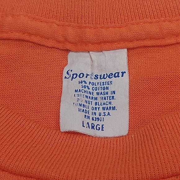 Vintage 80s Hersheys Reese's Peanut Butter Cups Single Stitch T-Shirt Size Large - Picture 8 of 9